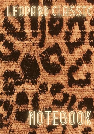 Leopard Classic Pattern Lined Notebook For Animal Lover
