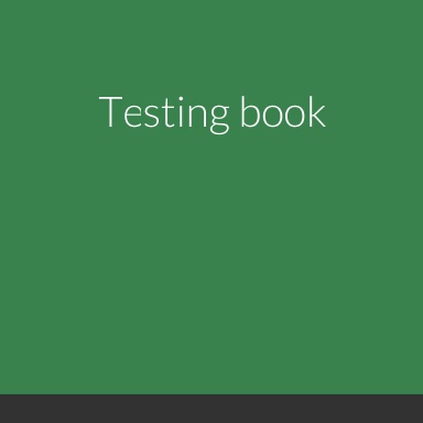 Testing book
