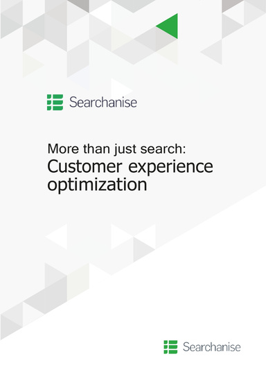 Searchanise.io - More than just search: Customer experience optimization