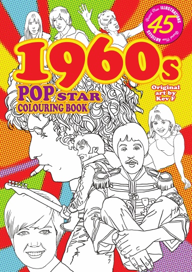 1960s Pop Star Colouring Book