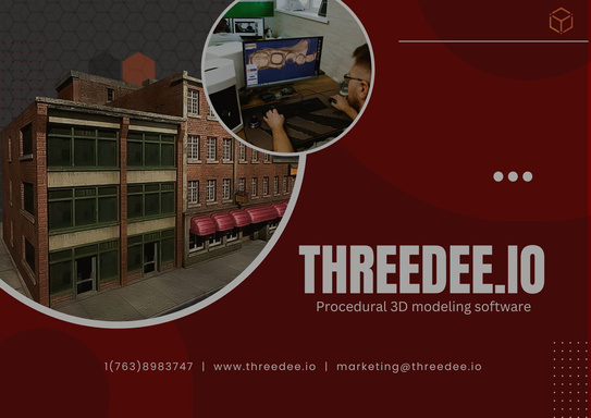Threedee.io - Procedural 3D Modeling Software