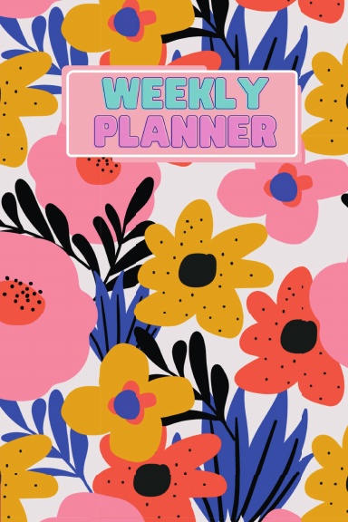Funky Floral Weekly Planner