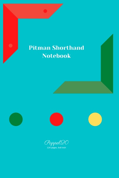 Pitman Shorthand Notebook| Light Blue Cover |6x9
