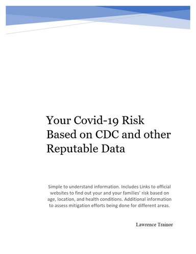 Your Covid-19 Risk based on CDC and Other Reputable Sources