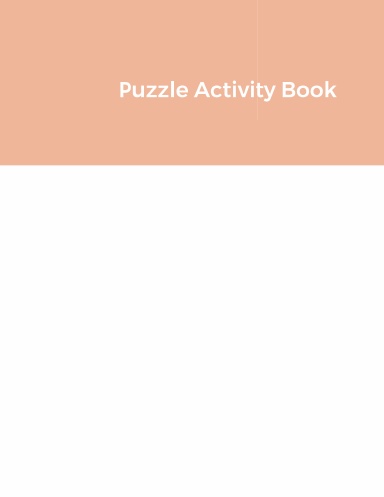 Puzzle Activity Book