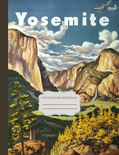 Vintage Yosemite National Park Composition Notebook