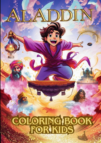 Aladdin Coloring Book for Kids