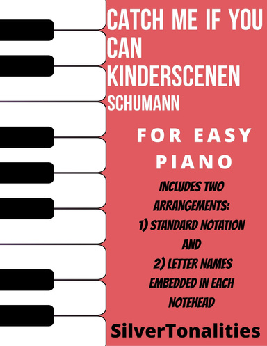 Catch Me If You Can Kinderscenen Easy Piano Sheet Music Combo