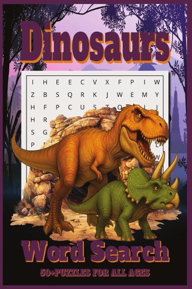 Dinosaurs Word Search Book