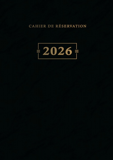 Cahier de réservation restaurant 2026