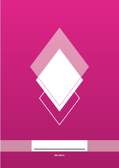 Glossy Soft Cover Student Notebook - Pink