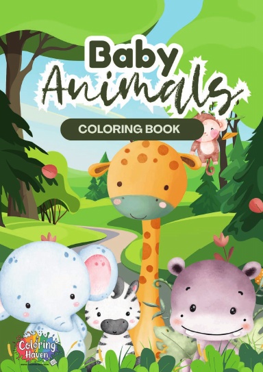 Coloring Book : Baby Animals