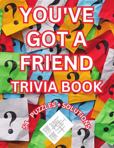YOU'VE GOT A FRIEND TRIVIA PUZZLE BOOK