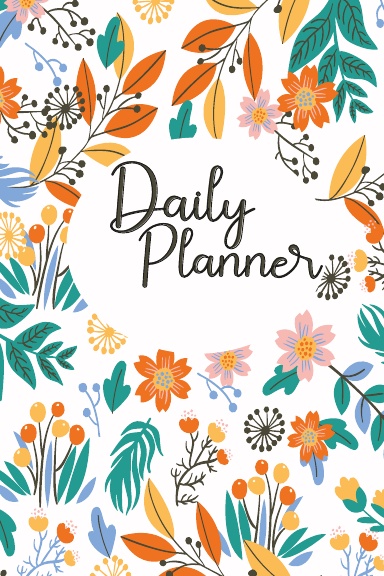 Elegant Floral Daily Planner