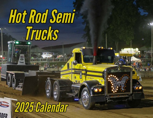 Hot Rod Semi Trucks 2025 Calendar