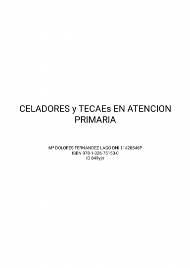CELADORES Y TCAES EN ATENCION PRIMARIA