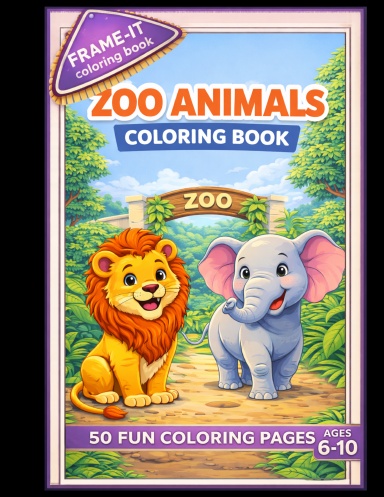 Zoo Animals Coloring Book