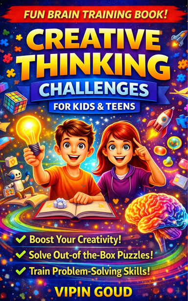 Creative Thinking Challenges for Kids & Teens, Its 142 Pages eBook Guide.