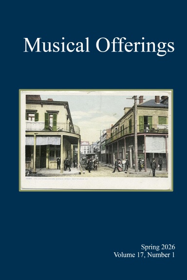 Musical Offerings, Volume 17, Number 1