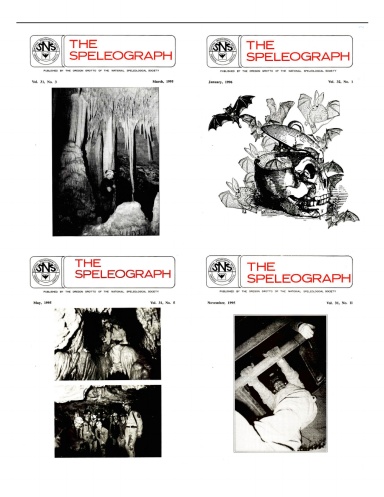 SPELEOGRAPHS VOL. 31-32 (1995-1996)