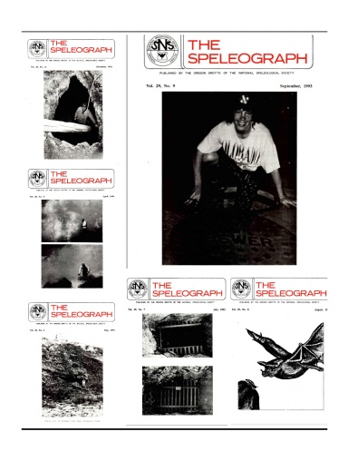 SPELEOGRAPHS VOL. 29-30 (1993-1994)
