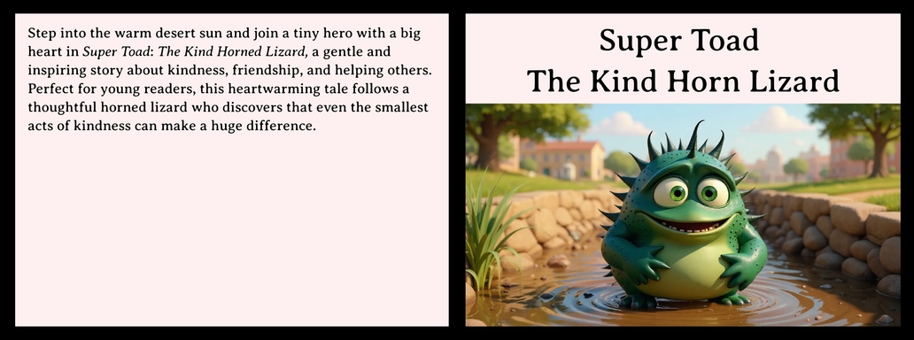 Super Toad: The Kind Horn Lizard