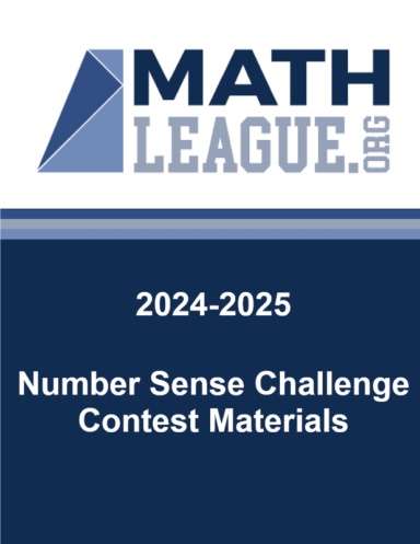 2024-2025 Number Sense Challenge Contest Materials