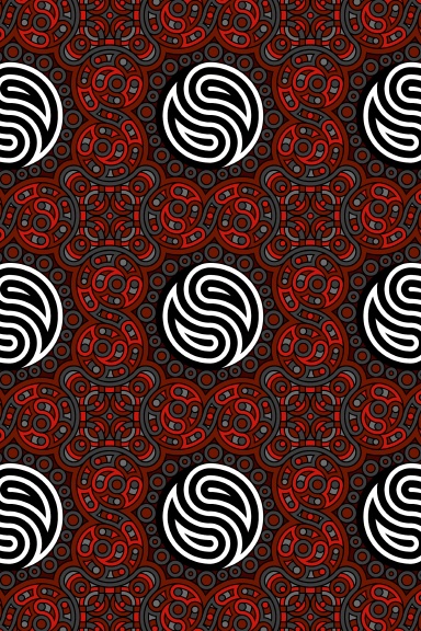 Advanced Series 3 Notebook - A5 (6x9) Medium Size Notebook Yin and Yang