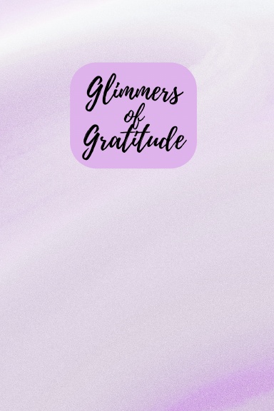 Cloudy Purple Ombre Gratitude Journal