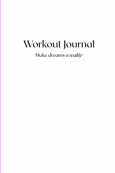 Workout Journal