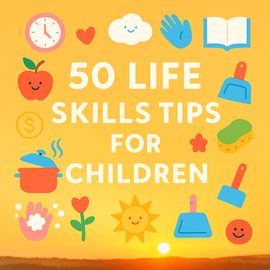 50 Life Skills Tips for Children".