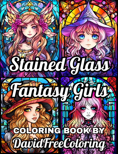 Stained Glass Fantasy Girls