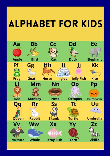 Alphabet tracing book for kids