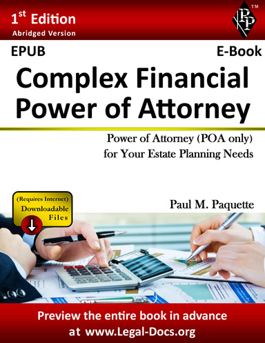 EPUB - Complex Financial Power of Attorney - Abridged Version