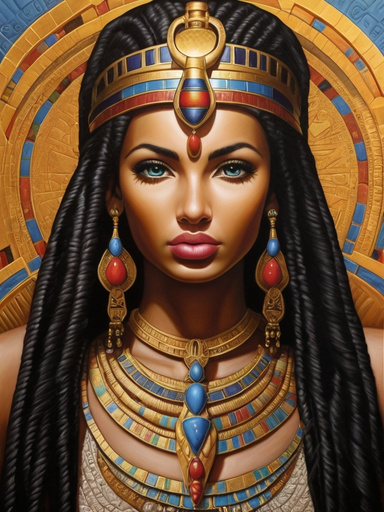Egyptian Pharaohs in portraits