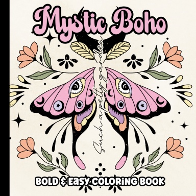 Boho Minimalist Coloring Book