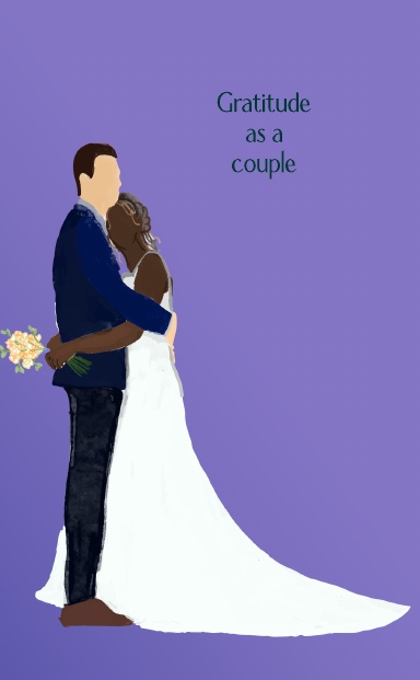 Couples Gratitude Pocket Size Prompted Journal Mixed Skin Tones Variation 1
