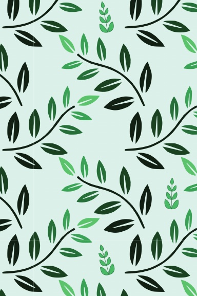 Minimal Foliage Spiral Journal | Botanical Lined Notebook for Writing & Reflection