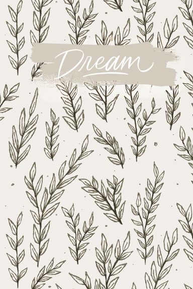 Leaf Foliage Dream Journal | Botanical Celestial Spiral Notebook for Dreams