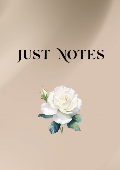Just Notes - Blank
