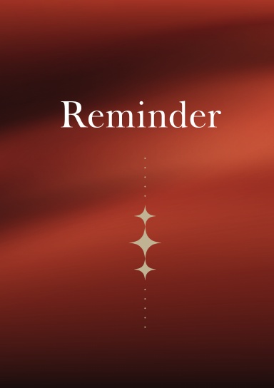 Reminder - Blank