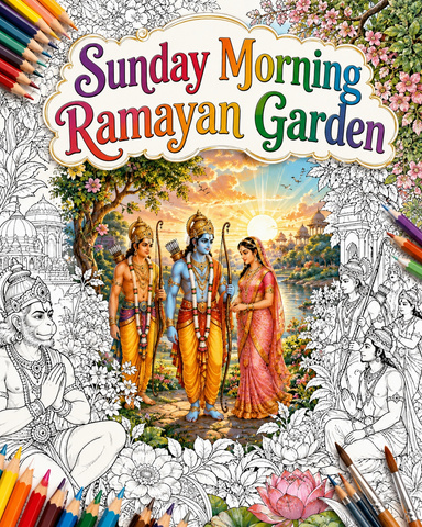 "Sunday Morning Ramayan Garden"