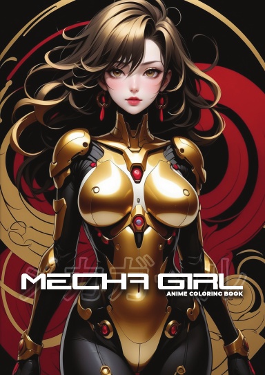 Anime Coloring Book: Mecha Girl Coloring Book for Teens and Adults