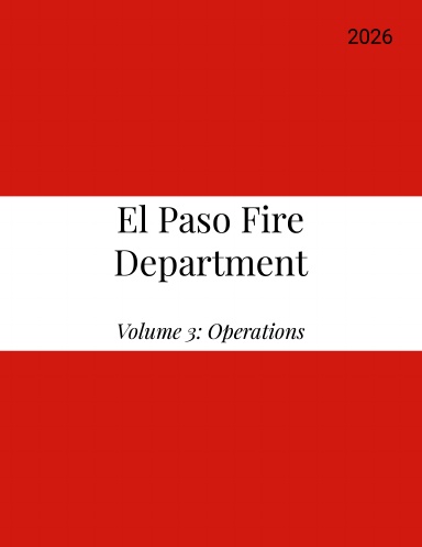 El Paso Fire Department Volume 3