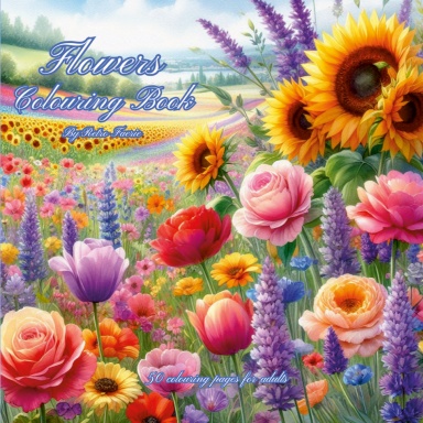 Flowers Colouring Book