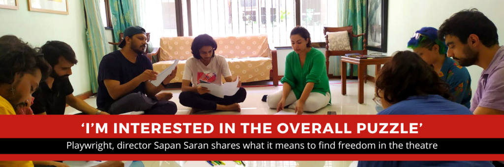 A (Rehearsal) Room of One’s Own: Vignettes of Sapan Saran’s World of Ideas