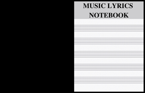 MUSIC LYRICS NOTEBOOK