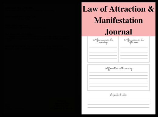 Law of Attraction & Manifestation Journal