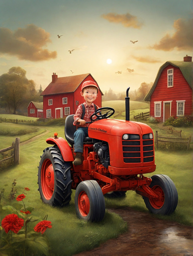 The Little Red Tractor