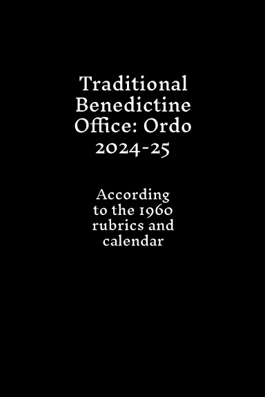 Ordo 2024-25